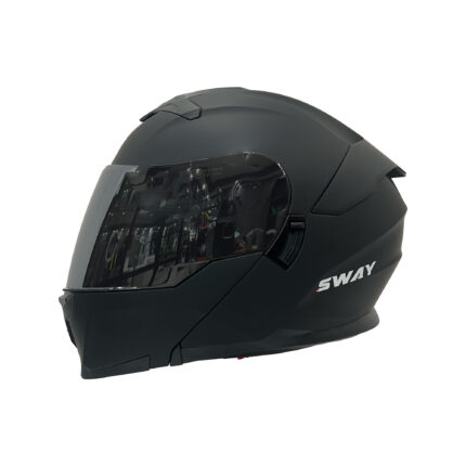 912 ÇENE AÇILIR KASK MATT BLACK